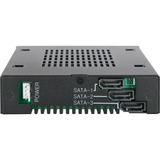 Icy Dock MB993SK-B pannello drive bay 2,5/3,5" Pannello portante Nero Nero, 2,5/3,5", Pannello portante, 2.5", Serial ATA III, Serial Attached SCSI (SAS), Nero, Metallo