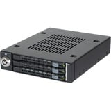 Icy Dock MB993SK-B pannello drive bay 2,5/3,5" Pannello portante Nero, Inquadramento Nero, 2,5/3,5", Pannello portante, 2.5", Serial ATA III, Serial Attached SCSI (SAS), Nero, Metallo