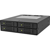 Icy Dock MB994SP-4S pannello drive bay Nero, Inquadramento Nero, Nero, SECC, 4 cm, 6 Gbit/s, Potenza, status, 146 mm, Vendita al dettaglio