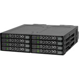 Icy Dock MB998SP-B array di dischi Nero, Inquadramento Nero, 875 g, Nero