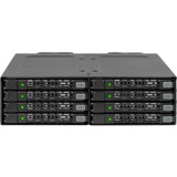 Icy Dock MB998SP-B array di dischi Nero, Inquadramento Nero, 875 g, Nero