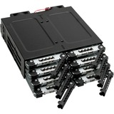 Icy Dock MB998SP-B array di dischi Nero, Inquadramento Nero, 875 g, Nero