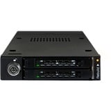 Icy Dock ToughArmor 2.5" Enclosure HDD/SSD Nero, Inquadramento Nero, 2.5", Seriale ATA II, 7,9.5 mm, 0, 1, BIG, JBOD, Enclosure HDD/SSD, Nero