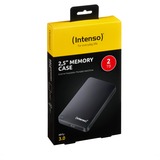 Intenso 2TB 2.5" Memory Case USB 3.0 disco rigido esterno 2000 GB Nero Nero, 2000 GB, 2.5", 3.2 Gen 1 (3.1 Gen 1), 5400 Giri/min, Nero