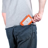 LaCie Rugged USB-C disco rigido esterno 5000 GB Grigio, Giallo, Hard-disk 5000 GB, 3.2 Gen 1 (3.1 Gen 1), Grigio, Giallo