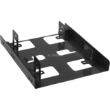 Sharkoon 3.5'' BayExtension Black, Telaio di montaggio Nero, 88 g, 102 mm, 120 mm, 24 mm