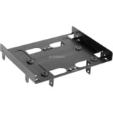 Sharkoon 5.25" BayExtension, Telaio di montaggio Nero, 150 g, 146 mm, 116 mm, 37 mm, Vendita al dettaglio