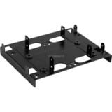 Sharkoon 5.25" BayExtension, Telaio di montaggio Nero, 150 g, 146 mm, 116 mm, 37 mm, Vendita al dettaglio
