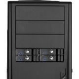 SilverStone FS204 array di dischi Nero Nero, SATA, Seriale ATA II, Serial ATA III, 2.5", 670 g, Nero