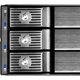 SilverStone FS303 array di dischi Nero Nero, HDD, SSD, SATA, 3.5", 6 Gbit/s, Nero, 1 ventola(e)