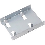 SilverStone SDP08 8,89 cm (3.5") Pannello portante Metallico, Telaio di montaggio grigio, 8,89 cm (3.5"), Pannello portante, 2.5", Metallico, Nichel, 101,6 mm