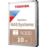 Toshiba N300 3.5" 10000 GB SATA, Hard-disk 3.5", 10000 GB, 7200 Giri/min, Vendita al dettaglio