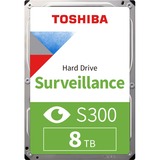 Toshiba S300 Surveillance 3.5" 8000 GB Serial ATA III, Hard-disk 3.5", 8000 GB, 7200 Giri/min, Bulk