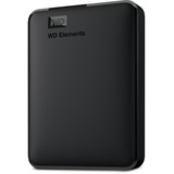 WD Elements Portable disco rigido esterno 5000 GB Nero, Hard-disk Nero, 5000 GB, 3.2 Gen 1 (3.1 Gen 1), Nero