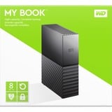 WD My Book disco rigido esterno 8000 GB Nero, Hard-disk Nero, 8000 GB, 3.5", 3.2 Gen 1 (3.1 Gen 1), Nero