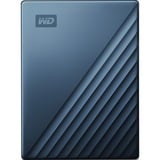 WD My Passport Ultra disco rigido esterno 5000 GB Blu blu/Nero, 5000 GB, 3.2 Gen 1 (3.1 Gen 1), Blu