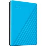 WD My Passport disco rigido esterno 2000 GB Blu, Hard-disk blu/Nero, 2000 GB, 3.2 Gen 1 (3.1 Gen 1), Blu