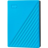 WD My Passport disco rigido esterno 4000 GB Blu, Hard-disk blu, 4000 GB, 3.2 Gen 1 (3.1 Gen 1), Blu