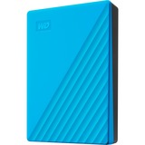 WD My Passport disco rigido esterno 4000 GB Blu, Hard-disk blu, 4000 GB, 3.2 Gen 1 (3.1 Gen 1), Blu