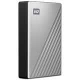 WD WDBFTM0040BSL-WESN disco rigido esterno 4000 GB Argento, Hard-disk argento/Nero, 4000 GB, 3.2 Gen 1 (3.1 Gen 1), Argento