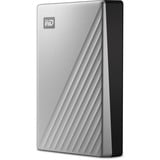 WD WDBFTM0040BSL-WESN disco rigido esterno 4000 GB Argento, Hard-disk argento/Nero, 4000 GB, 3.2 Gen 1 (3.1 Gen 1), Argento