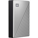 WD WDBPMV0040BSL-WESN disco rigido esterno 4000 GB Argento, Hard-disk argento/Nero, 4000 GB, 3.2 Gen 1 (3.1 Gen 1), Argento