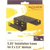 DeLOCK 18270 parte del case del computer, Telaio di montaggio Nero, Metallo, Nero, 103 mm, 146 mm, 38 mm