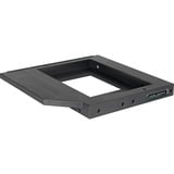 DeLOCK 61993 accessori per notebook, Telaio di montaggio Nero, Nero, 128 mm, 128 mm, 12 mm, 13,3 cm (5.25")