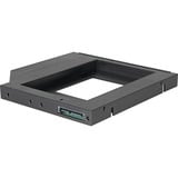 DeLOCK 61993 accessori per notebook, Telaio di montaggio Nero, Nero, 128 mm, 128 mm, 12 mm, 13,3 cm (5.25")