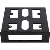 DeLOCK Installation frame 3.5" - 5.2", Telaio di montaggio Nero, 149 mm, 158 mm, 50 mm, 113 g, Bulk