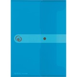 Herlitz 11207073 cartella Polipropilene (PP) Blu A5 trasparente/Blu, A5, Polipropilene (PP), Blu, 1 pz