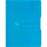 Herlitz 11207354 portalistino di presentazione 20 tasche A4, Cartella trasparente/Blu, Blu, Trasparente, Polipropilene (PP), 20 tasche, Ritratto, A4, 1 pz