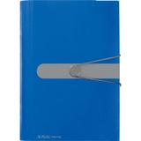 Herlitz 11208402 cartella Polipropilene (PP) Blu A4, Organizzatore blu, A4, Polipropilene (PP), Blu, Ritratto, 300 fogli, 12 tasche