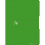 Herlitz 11226198 portalistino di presentazione 20 tasche A4, Cartella verde, Verde, Polipropilene (PP), 20 tasche, Ritratto, A4, 1 pz