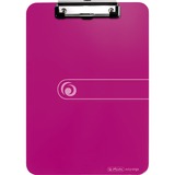 Herlitz 11226404 portablocco Plastica, Polistirolo Rosso viola, Rosso, Plastica, Polistirolo