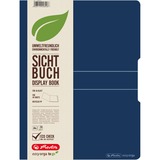 Herlitz 11282910 portalistino di presentazione 20 tasche A4, Cartella blu scuro, Blu, Polipropilene (PP), 20 tasche, Ritratto, A4, 1 pz