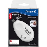 Pelikan 338210 nastro di correzione 8 m Grigio, Bianco, Nastri di correzione bianco, Grigio, Bianco, 8 m, 4,2 mm