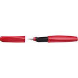 Pelikan Twist P457 penna stilografica Sistema di riempimento della cartuccia Rosso 1 pz rosso, Rosso, Sistema di riempimento della cartuccia, Acciaio inossidabile, Fine, Ambidestro, Germania