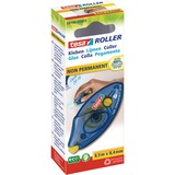 tesa Roller Nastro adesivo blu/trasparente, Secco, Nastro adesivo, 1 pz, 8,4 mm, 8,5 m