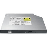 ASUS SDRW-08U1MT lettore di disco ottico Interno DVD-RW Nero Nero, Nero, Vassoio, Orizzontale, Computer portatile, DVD-RW, SATA, Vendita al dettaglio