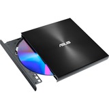 ASUS ZenDrive U9M lettore di disco ottico DVD±RW Nero Nero, Nero, Vassoio, Orizzontale, Computer portatile, DVD±RW, USB 2.0