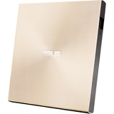 ASUS ZenDrive U9M lettore di disco ottico DVD±RW Oro oro, Oro, Vassoio, Orizzontale, Computer portatile, DVD±RW, USB 2.0