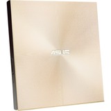 ASUS ZenDrive U9M lettore di disco ottico DVD±RW Oro, masterizzatore DVD esterno oro, Oro, Vassoio, Orizzontale, Computer portatile, DVD±RW, USB 2.0