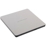 Hitachi-LG Data Storage Slim Portable DVD-Writer lettore di disco ottico DVD±RW Argento argento, Argento, Vassoio, Desktop/Notebook, DVD±RW, USB 2.0, 60000 h, Vendita al dettaglio