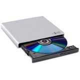 Hitachi-LG Data Storage Slim Portable DVD-Writer lettore di disco ottico DVD±RW Argento argento, Argento, Vassoio, Desktop/Notebook, DVD±RW, USB 2.0, 60000 h, Vendita al dettaglio