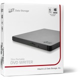 Hitachi-LG Data Storage Slim Portable DVD-Writer lettore di disco ottico DVD±RW Argento argento, Argento, Vassoio, Desktop/Notebook, DVD±RW, USB 2.0, 60000 h, Vendita al dettaglio
