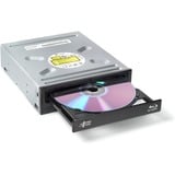 Hitachi-LG Data Storage Super Multi Blu-ray Writer lettore di disco ottico Interno Blu-Ray RW Nero Nero, Nero, Vassoio, Desktop, Blu-Ray RW, SATA, 60000 h, Vendita al dettaglio