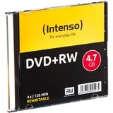 Intenso DVD+RW 4.7GB, 4x 4,7 GB 10 pezzo(i), Supporti vergini DVD 4x, 4,7 GB, DVD+RW, 120 mm, 10 pezzo(i), Custodia per CD