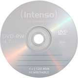 Intenso DVD+RW 4.7GB, 4x 4,7 GB 10 pezzo(i), Supporti vergini DVD 4x, 4,7 GB, DVD+RW, 120 mm, 10 pezzo(i), Custodia per CD