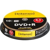 Intenso DVD+R 8.5GB, DL, 8x 8,5 GB 10 pezzo(i), Supporti vergini DVD DL, 8x, 8,5 GB, DVD+R, 120 mm, 10 pezzo(i), 240 min, Scatola per torte